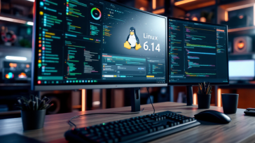 Screenshot delle nuove funzionalità di Linux 6.14