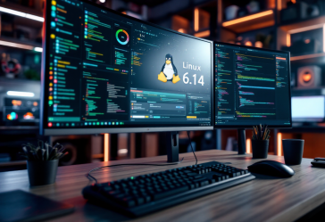 Screenshot delle nuove funzionalità di Linux 6.14