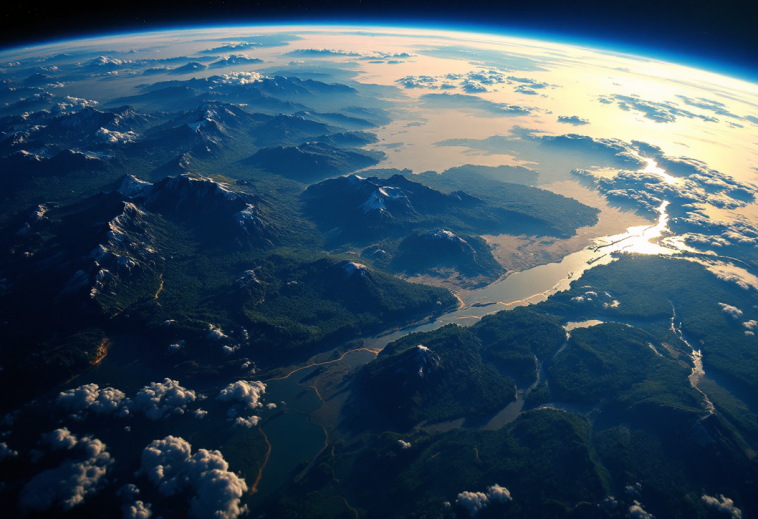 Immagine del satellite Pathfinder Heo in orbita terrestre