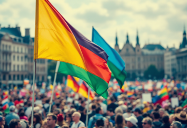 Manifestazione di protesta in Grecia contro la tragedia di Tempe