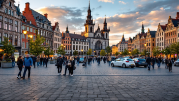 Manifestazione studentesca in Serbia con musica