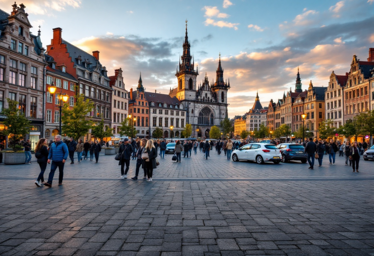 Manifestazione studentesca in Serbia con musica