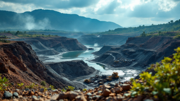 Mappa della Repubblica Democratica del Congo con risorse naturali
