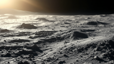 Immagine della rete 4G sulla Luna in azione