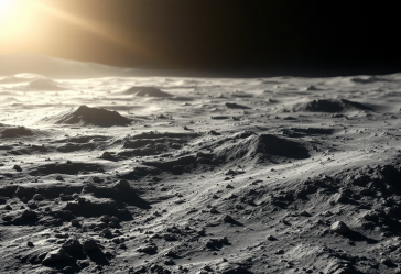 Immagine della rete 4G sulla Luna in azione