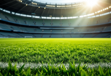 Tecnologia di riconoscimento facciale in uno stadio affollato