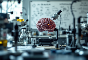 Illustrazione che rappresenta la scissione della mente