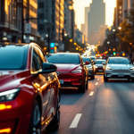 Auto elettriche Tesla in un mercato competitivo