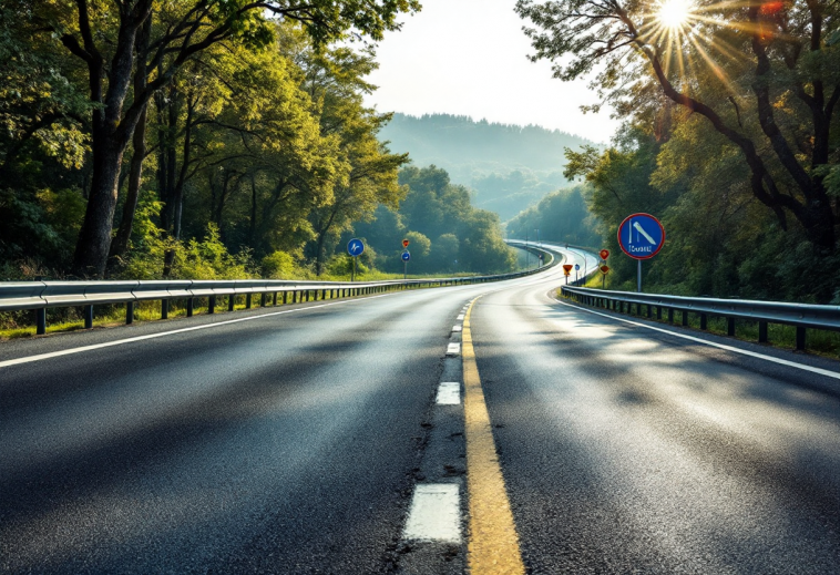 Immagine di un tutor 3.0 sulle autostrade italiane