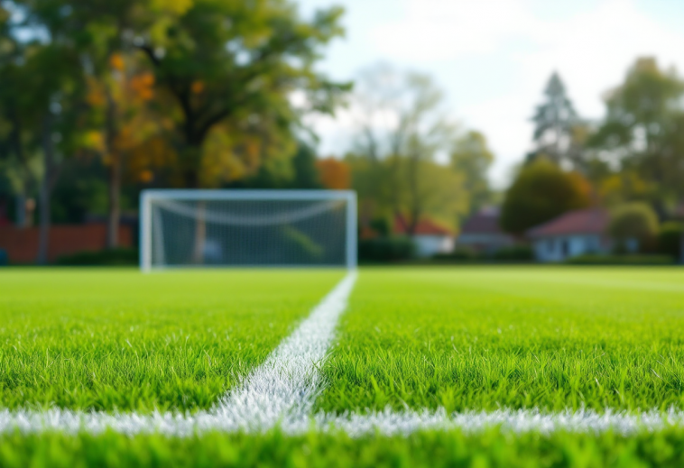 Giocatori U.S. Palmese in azione durante una partita