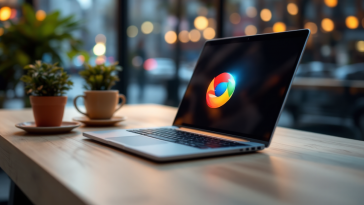 Logo di Vivaldi con simbolo VPN per navigazione sicura