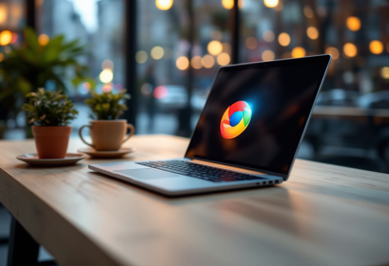 Logo di Vivaldi con simbolo VPN per navigazione sicura