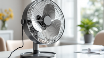 Ventilatore Shark TurboBlade Fan in un ambiente moderno