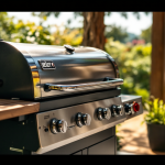 Barbecue a pellet Weber Searwood in azione