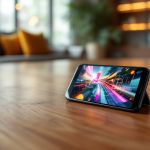 Screenshot di WhatsApp con foto in movimento su Android