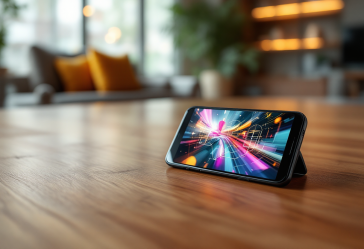 Screenshot di WhatsApp con foto in movimento su Android