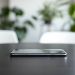 iPhone 17 Air in vista laterale, ultra sottile e elegante