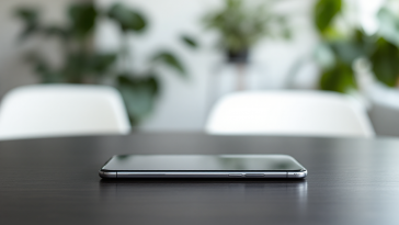 iPhone 17 Air in vista laterale, ultra sottile e elegante