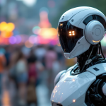 Agente robot AI Police Cyborg 1.0 della polizia thailandese