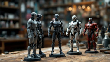 Action figure AI che rappresentano personaggi famosi