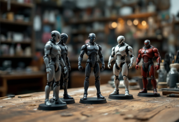 Action figure AI che rappresentano personaggi famosi