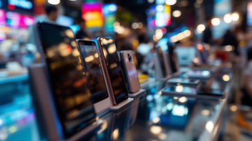 Grafico che mostra l'aumento delle spedizioni di smartphone nel 2025