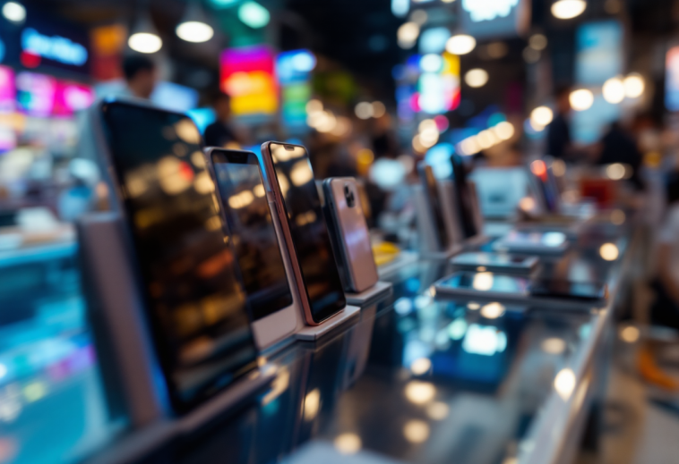 Grafico che mostra l'aumento delle spedizioni di smartphone nel 2025