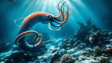 Calamaro colossale avvistato in mare aperto