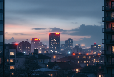 Immagine del blackout in Spagna e Portogallo