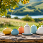 Borse termiche colorate pronte per l'escursione