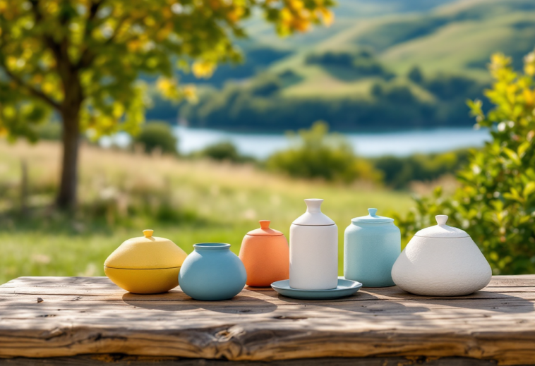 Borse termiche colorate pronte per l'escursione