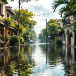 Mappa dell'Europa con eventi climatici estremi del 2023