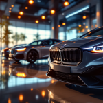 Denza automobile elegante e tecnologica in movimento