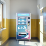 Distributore di assorbenti gratuiti in una scuola della Valle d'Aosta
