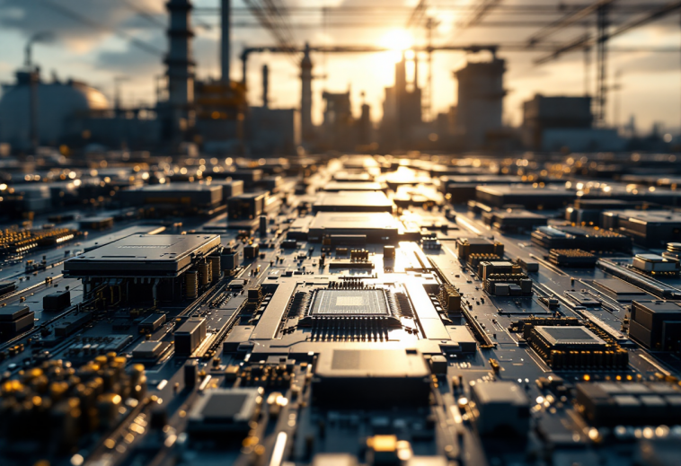 Immagine che rappresenta l'European Chips Act e semiconduttori