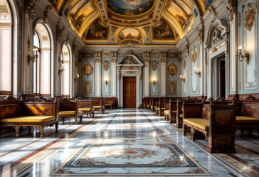 Immagine che rappresenta il conclave e l'elezione papale