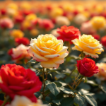 Immagine che rappresenta l'evoluzione delle rose nel tempo