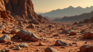 Rappresentazione della missione ExoMars verso Marte nel 2028