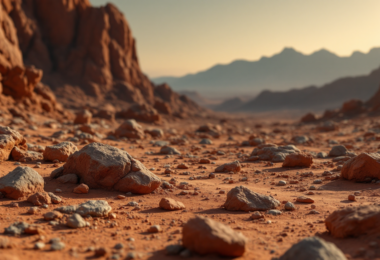 Rappresentazione della missione ExoMars verso Marte nel 2028