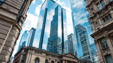 Logo di Facebook con simboli cinesi sullo sfondo