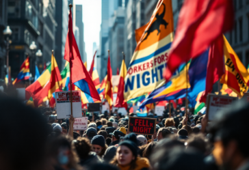 Immagine che celebra la Festa del Lavoro del primo maggio