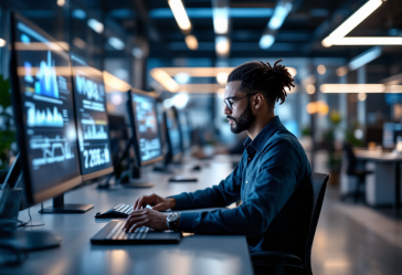 Illustrazione sull'impatto dell'AI nei motori di ricerca