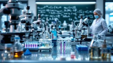 Illustrazione del gatto di Schrödinger in un contesto caldo