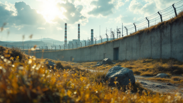 Immagine che illustra la gestione dei rifiuti nucleari