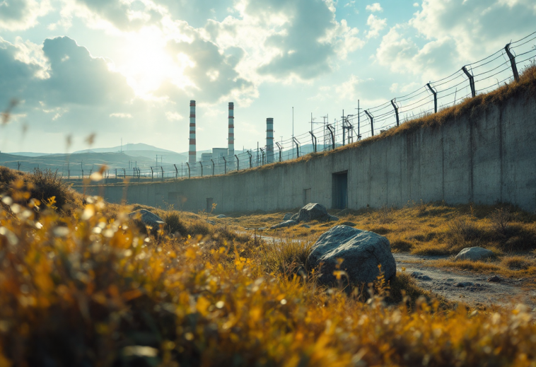 Immagine che illustra la gestione dei rifiuti nucleari