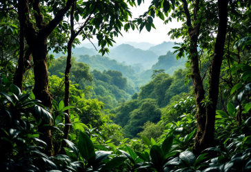 Gorilla del Congo mentre cerca tartufi nel terreno