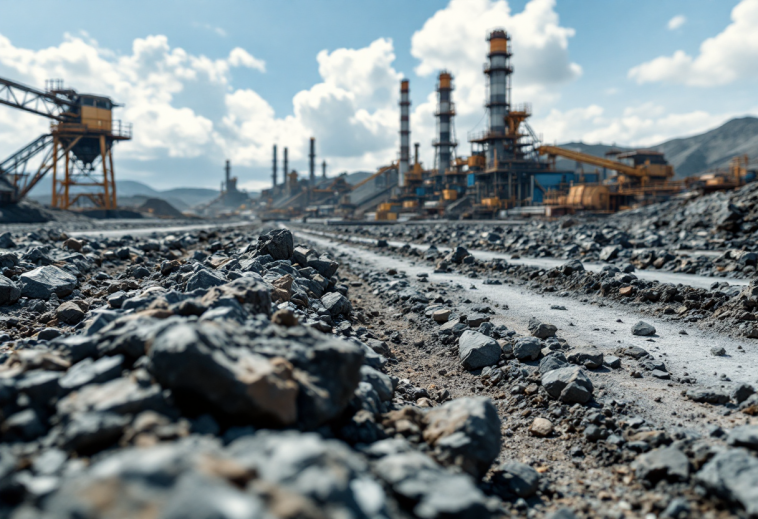 Mappa delle terre rare e conflitto commerciale tra Cina e USA