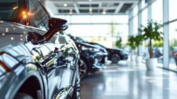 Auto ibride in esposizione per la guida all'acquisto