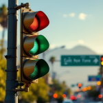 Semaforo parlante in California con tecnologia AI