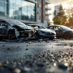 Diciassette Tesla distrutte in un incendio a Roma